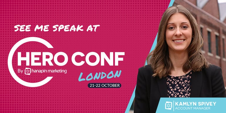 See author Kamlyn Spivey speak at Hero Conf London