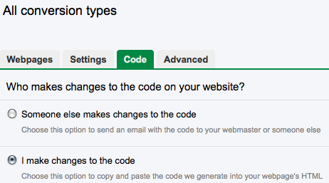 AdWords Conversion Code Retrieval