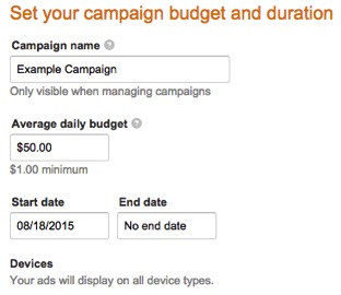 Image of campaign budget