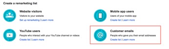 Image of remarketing lists