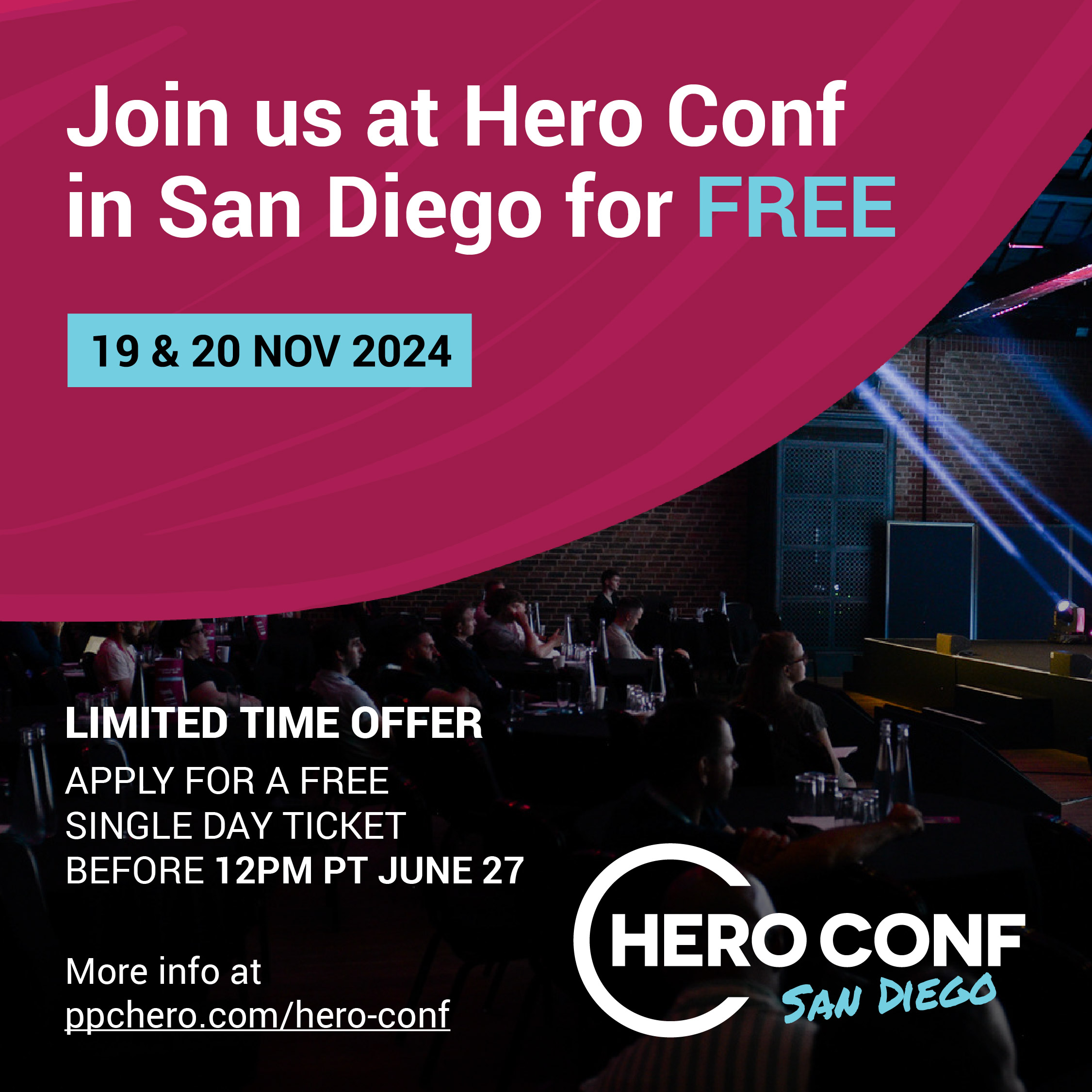 Free Hero Conf ticket