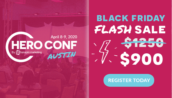 hero conf 2019 black friday sale austin 2020