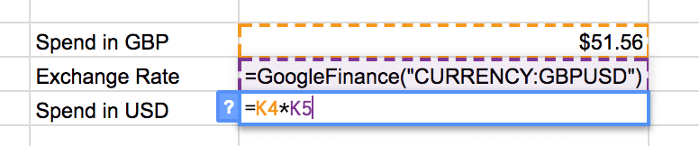 Function used for converting currency