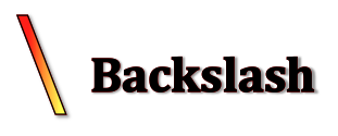 Backslash Analytics Regular Expression