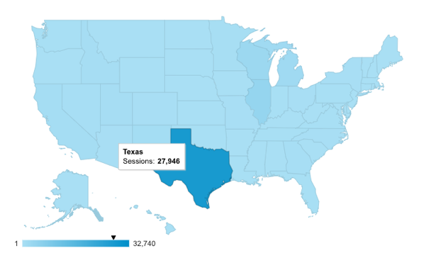 Specific location - Texas