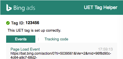 Bing UET Tag Helper