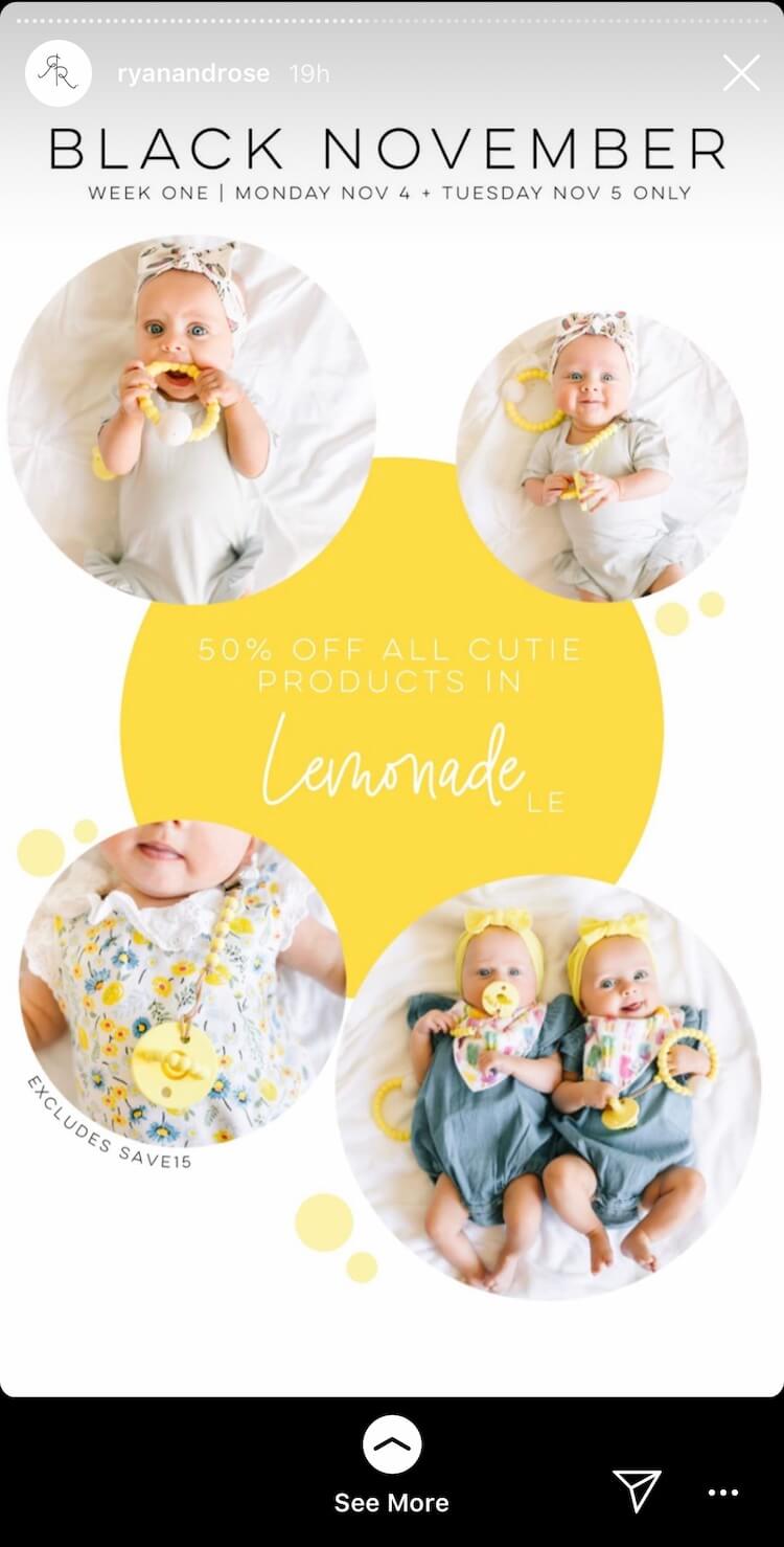 lemonade black november sale