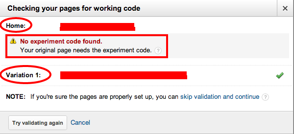 6- analytics experiments code check