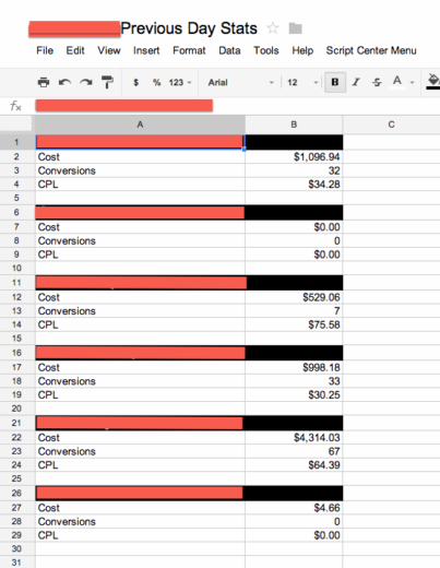 A scripts-generated Daily Report.