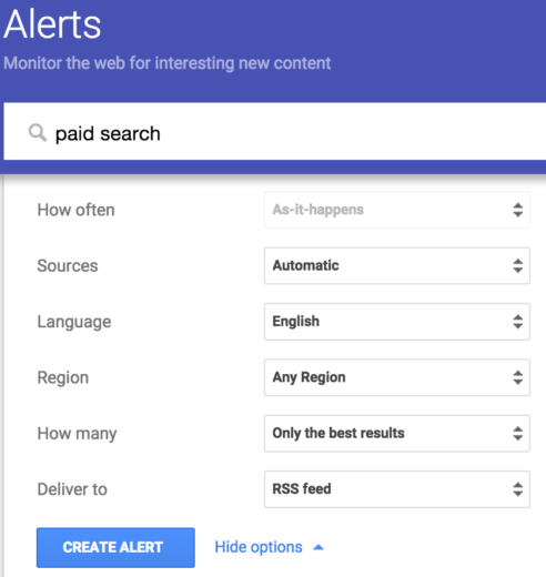 Image of Google Alerts