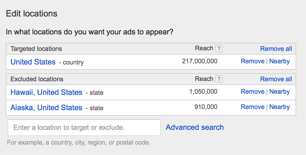 Google targeting 3