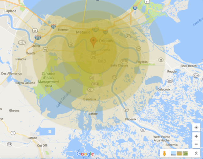 Tiered Radius Image.