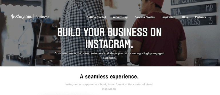 instagram ads homepage