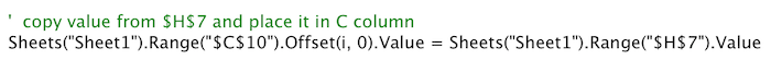 Updating macro output for each loop