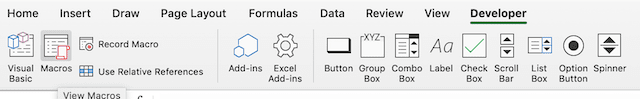 how to view macros in excel