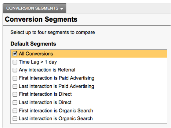 MCF Conversion Segments