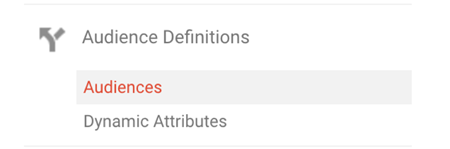 Google Analytics audiences